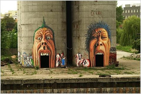 Street art  na Nadodrzu, czyli krzyk  murali