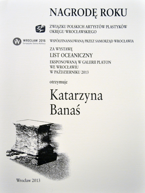 Katarzyna Banaś - Nagroda